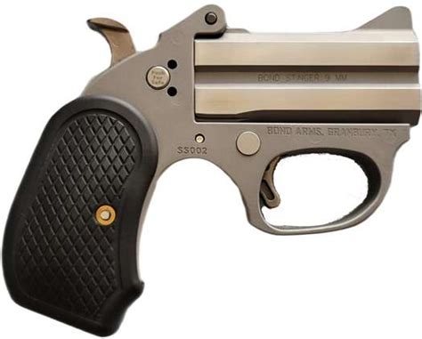 Bond Arms Honey B 380acp 3 2rd Derringer Pistol Stainless Black