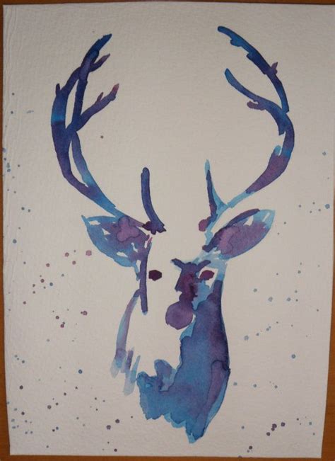 Art Inspiration Deer Head Tattoo Art Painting
