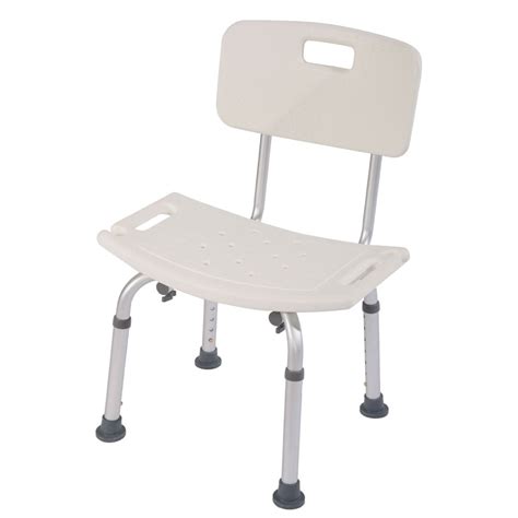 Shower Chair With Back 300lbs Heavy Duty Bathtub Stool Bench With