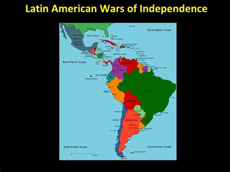 Latin American Wars Independence Presentation By Mrmurray Via