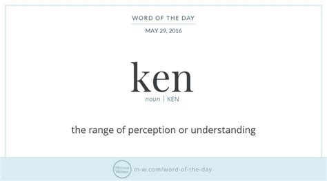 Word Of The Day Ken Merriam Webster