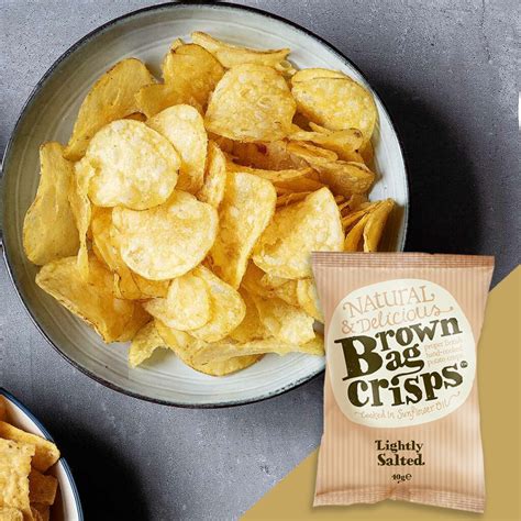 Brown Bags Crisps Lightly Salted