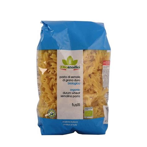 Nui Xoắn Hữu Cơ Organic Durum Wheat Semolina Pasta Fusilli 500g