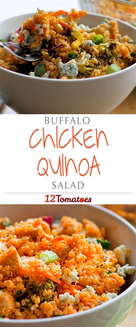 (a lot of these recipes—salads. Hearty And Healthy Buffalo Chicken Quinoa Salad | Recipe ...