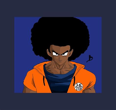 The Real Black Goku Digital Art By Kwabena Prempeh