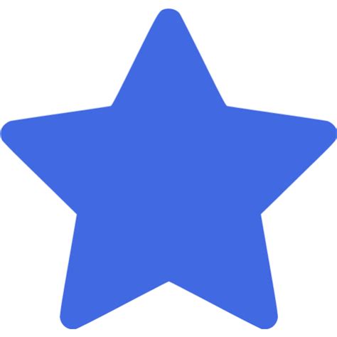 Royal Blue Star 8 Icon Free Royal Blue Star Icons