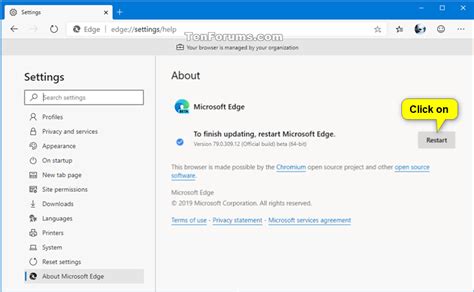 Microsoft Edge Updates Retforms