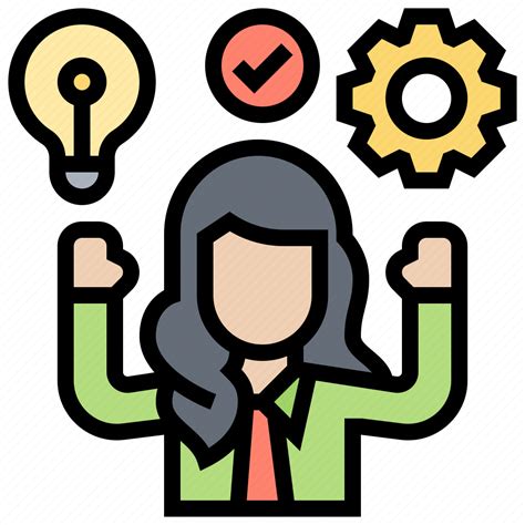 Competency Development Learning Management Skills Icon Download