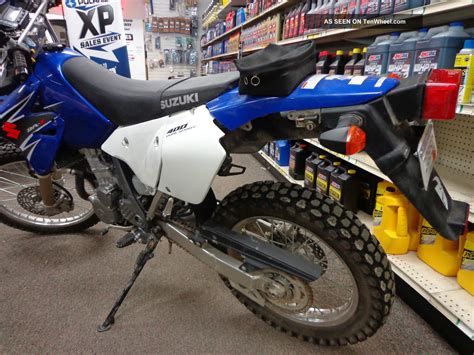 Larger packing volume is stronger, lighter and has better tire clearance than conventional designs. 2007 Suzuki Dr - Z 400 Dual Sport