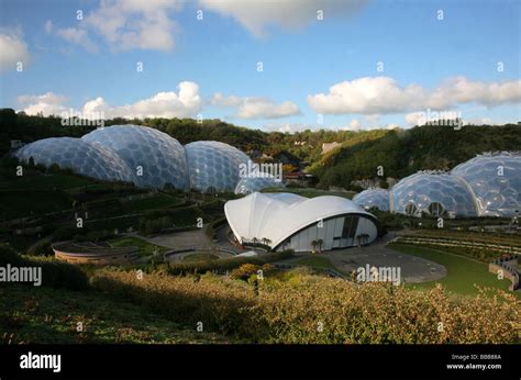 The Eden Project Near St Austell Cornwall England Uk Stock Photo