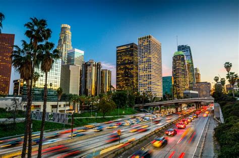 Traffic In Downtown Los Angeles California Westlake Village Biopartners