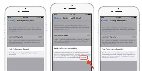According to apple, there are various factors that can affect the. How to check battery health and disable iPhone battery ...