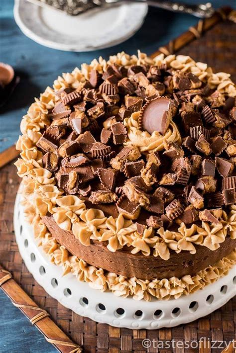 Chocolate Peanut Butter Reeses Cake 100 From Scratch Cake Recipe