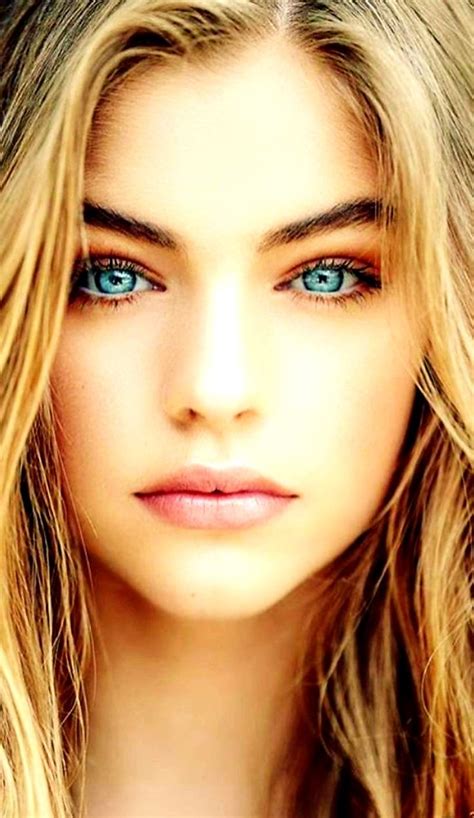 Stunning Blue Eyes And Beautiful Blonde Hair