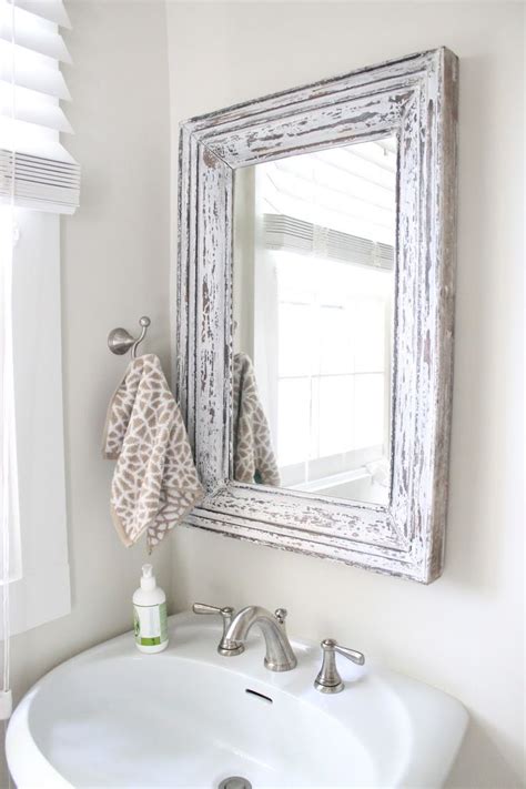 An antique design frame would work well for a classic bathroom theme. 20 Of The Most Creative Bathroom Mirror Ideas - Housely