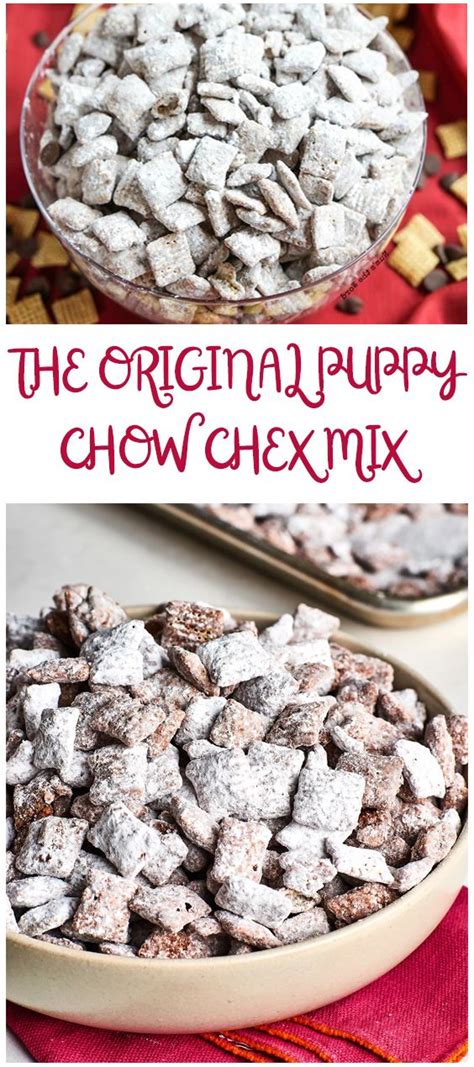 Puppy chow recipe is so simple to make but the best treat. PUPPY CHOW CHEX MIX RECIPE FOR ANY OCCASION! - HERTHEO