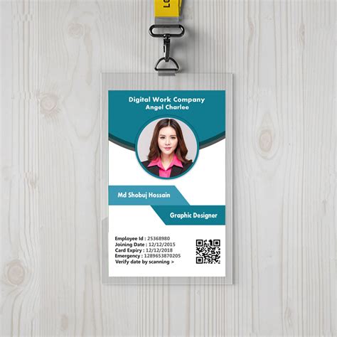 Browse or search through fotor's id card template library, and choose one template that best fits your needs. Modern Office Id Card Design Free Psd - GraphicsFamily