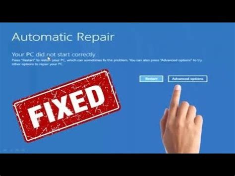 How To Fix Automatic Repair Loop Fix Windows Tutorial P Youtube