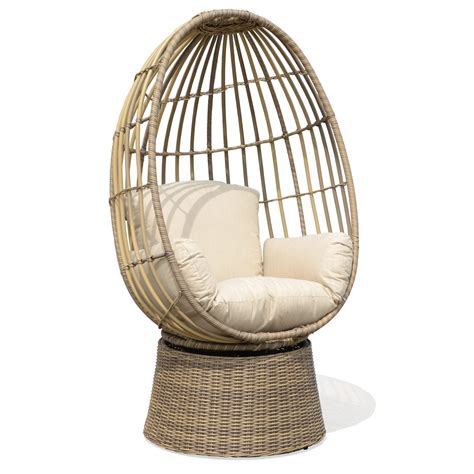 Toledo Swivel Egg Chair Siesta Outdoor Furniture