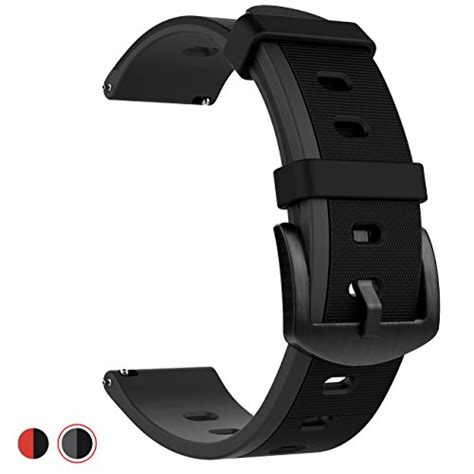 22mm Quick Release Soft Silicone Watch Band Anti Allergic Color