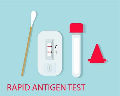 Rapid Antigen Test Kit Concept 5285138 Vector Art At Vecteezy