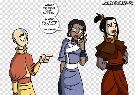 To create a transparent background, you just need to select the object and cut it from an image. Azula Katara Toph Beifong Zuko Korra, aang transparent ...