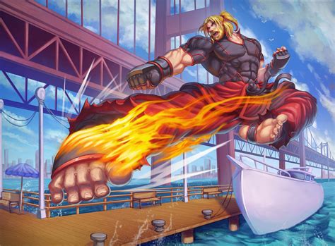 Ken Masters Street Fighter By Dramegar On Deviantart