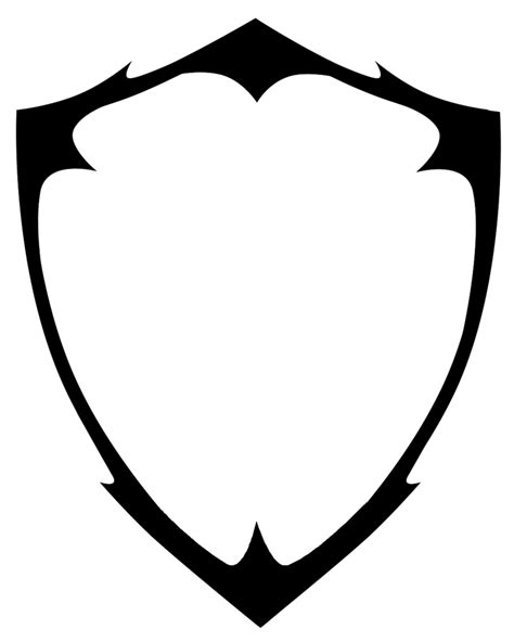 Shield Blank PSD | Gambar serigala, Inspirasi desain logo, Desain logo