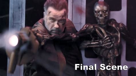 Terminator Dark Fate Final Fight Scene T 800 Vs Rev 9 Youtube