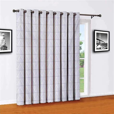 Chevron Room Partition Curtain Wall Partition Hand Drawn Style Pattern With Zigzag Lines