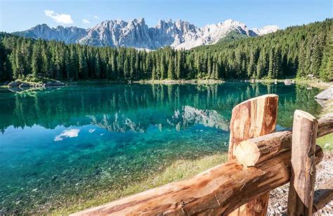 Lago Di Carezza In Val Dega Trentino Altoadige