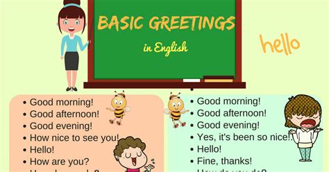 Greeting Phrases In English