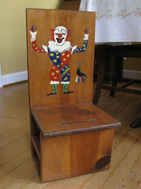 Three Makes A Collection Creepy Clown Chair
