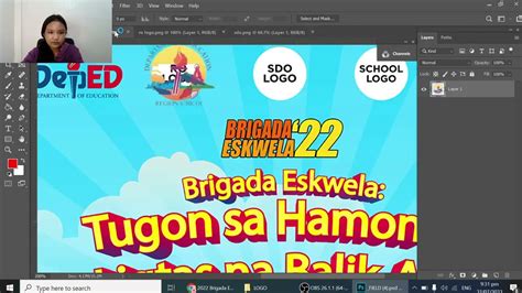 Brigada Eskwela 2022 How To Insert Logo To Official Brigada Eskwela