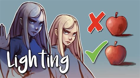 Basic Lighting And Colour Theory Tips On How To Shade Youtube