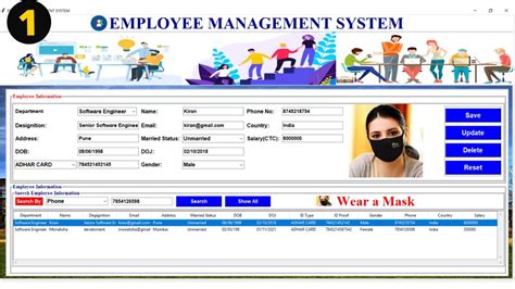 Employee Management System Project With Database In Python