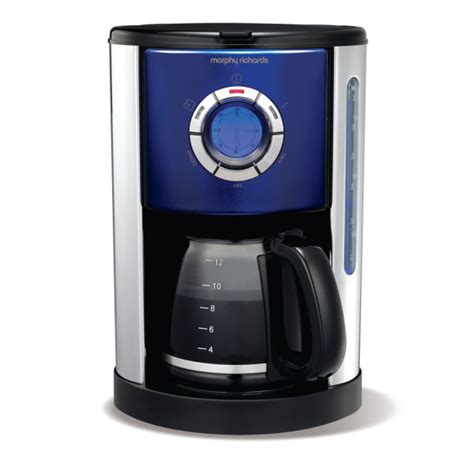 Get your day started with a fresh cup of coffee using the morphy richards 163005 verve pour over filter coffee machine. Morphy Richards Accents Filter Coffee Maker - Blue ...