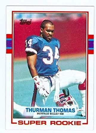 Game used memorabilia cards (117). Amazon.com: Thurman Thomas football card (Buffalo Bills ...