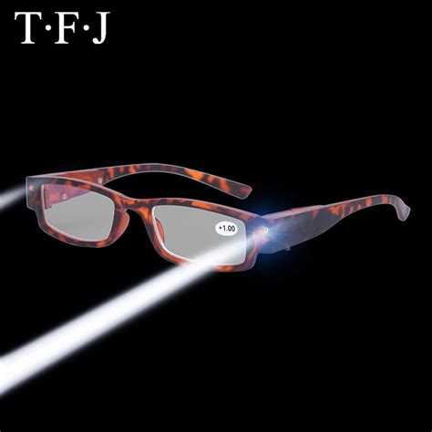 Reading Glasses Men Women With Illumination Male Frame Degree Eyeglasses Led Light Reading