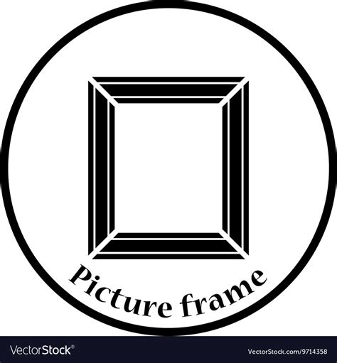 Picture Frame Icon Royalty Free Vector Image Vectorstock
