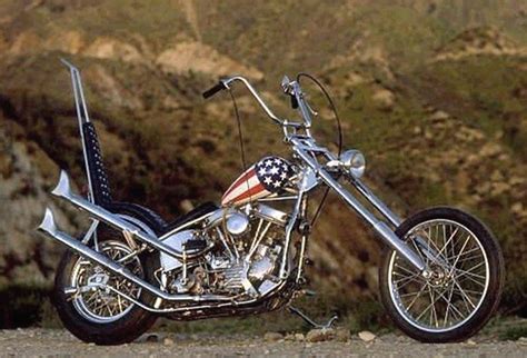 2 Wheeled Movie Star Captain America Harley Davidson Panhead Chopper