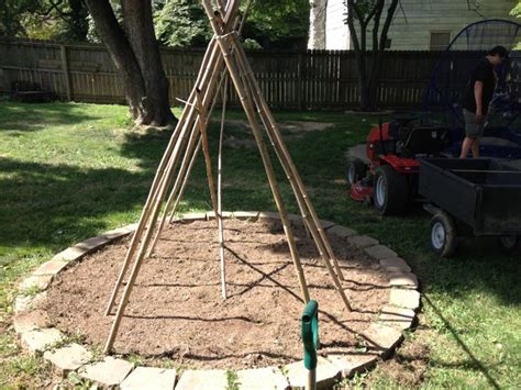 They are perfect for training climbing vines and vegetables, supporting tomatoes, and more. Growing pole beans on a bamboo trellis