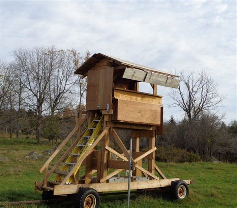 Mobile Deer Stand Lanark And District Chapter Of The Ontario Woodlot
