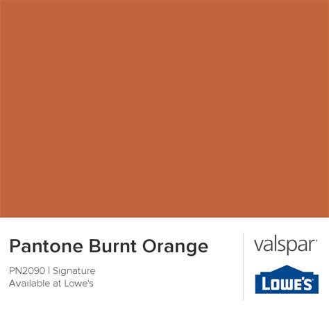 Decoart's americana branded items have been known for their premium quality since 1985. Pantone Burnt Orange from Valspar | Renovations ...