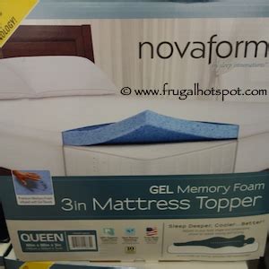 Post a buying request and when it's approved, suppliers on. Costco Sale: Novaform 3" Gel Memory Foam Mattress Topper ...