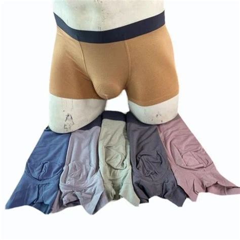 Lycra Cotton Plain Men Trunk Underwear Length Mid Way Type Trunks At Rs 200piece In Surat