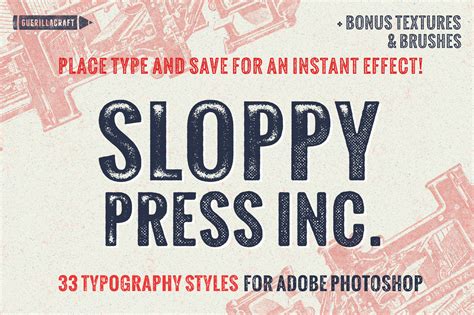 Sloppy Press Inc Layer Styles Creative Market