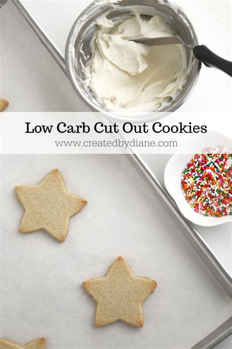 As a type 1 diabetic, i remember a chocolate chip cookie recipe my. low carb cut out cookies | Created by Diane