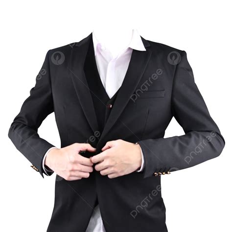 Finishing The Black Suit Arrangement Business Suit Black Png