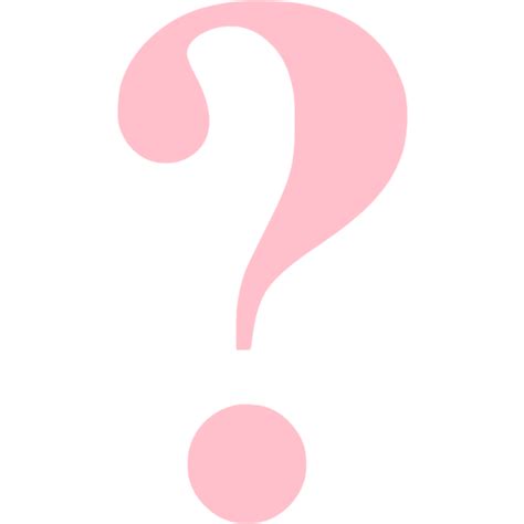 Pink Question Mark Icon Free Pink Question Mark Icons